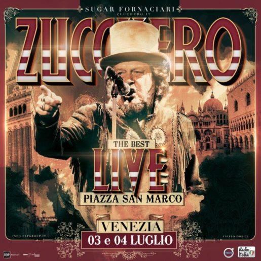 Zucchero Sugar Fornaciari in Concerto il 3 ed il 4 Luglio 2018 a Venezia | The Best live